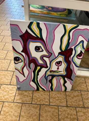 abstract schilderij